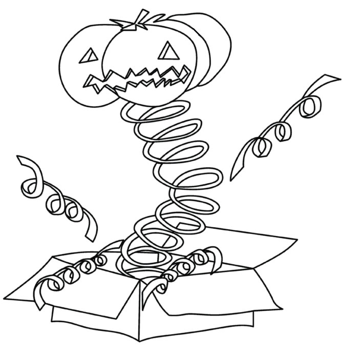 Plansa de colorat cu Halloween 56 115
